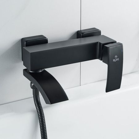 Смеситель для ванны Rose R1552H, черный