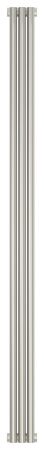 Отопительный радиатор ЭСТЕТ-0 н/ж 1800х135 / 3 сек (Матовый БЕЛЫЙ), артикул 30-0331-1803
