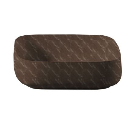 Artceram COGNAC Раковина настольная Quadro 56x41 см, цвет bronze amani, артикул COL009 49 00