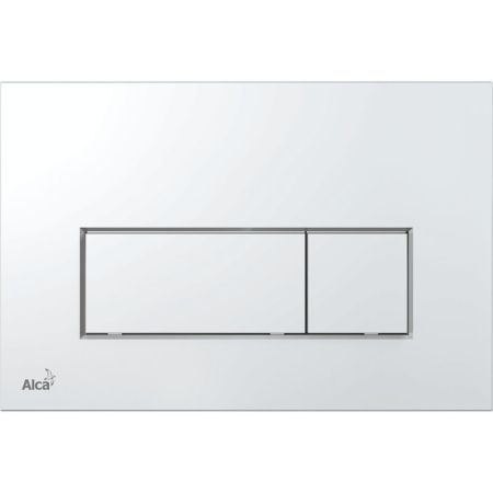 Смывная клавиша ALCAPLAST  M571 (два режима слива, механическое, хром) , шт, артикул M571