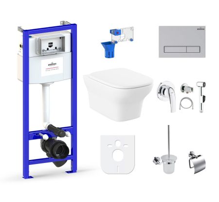 Комплект 10 в 1 Lavinia Boho Bristol Rimless 98010171, премиум с пластиковой клавишей, артикул 98010171