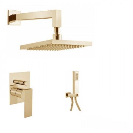 Душевая система встраиваемая Webert Pegaso PE890103794, матовое золото, артикул PE890103794