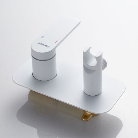 Гигиенический душ со смесителем Shevanik S4105C, белый