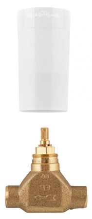 Встраиваемая часть вентиля GROHE, для пайки O15 мм, латунь (29801000), артикул 29801000