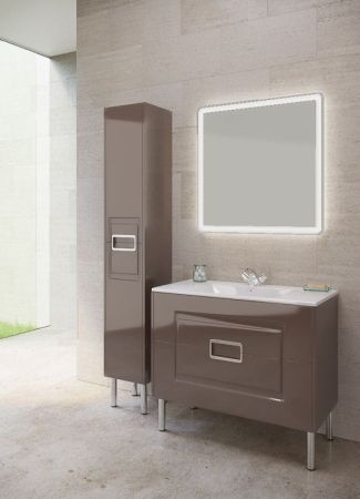 Тумба с раковиной SanVit Мира 120 kmira120 в цвете Ral Красный глянец, артикул kmira120