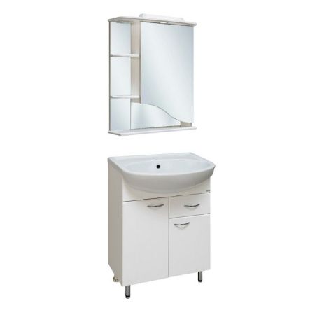 Тумба под раковину Runo Уют 60 4620750021504 Белая