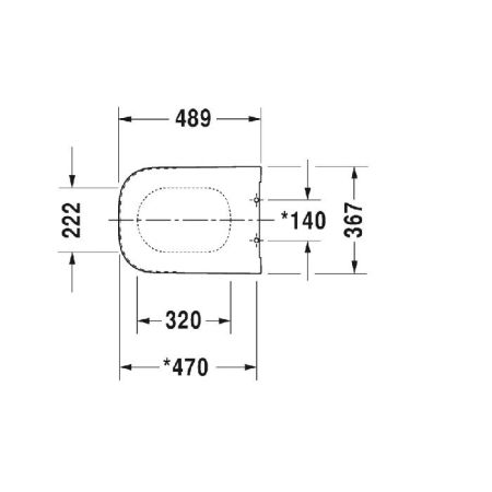 Duravit Happy D.2 Сденье для унитаза с микролифтом, петли нерж сталь, цвет белый, артикул 0064690099