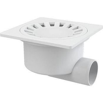 Трап для душа Alcaplast APV15 с решеткой Хром