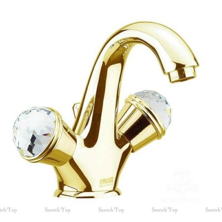 Смеситель для раковины Fiore XT SKY (SWAROVSKI®) 17OO0623, золото, артикул 17OO0623