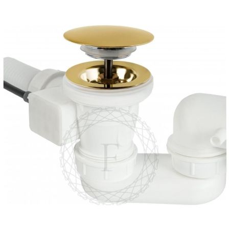 Слив-перелив (полуавтомат, 80 см.) FILARETE FL80GO, золото, артикул FL80GO