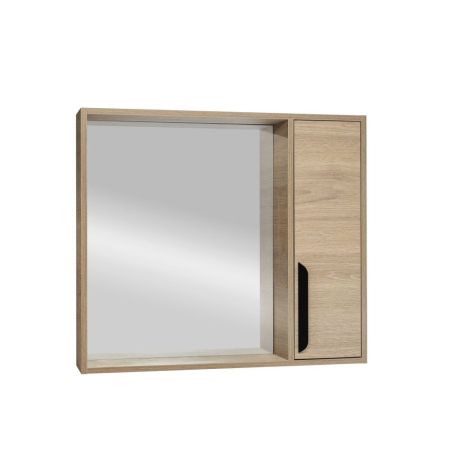 Зеркальный шкаф VIANT "Кёльн" 80 правый светлое дерево 160х800х700 (VKEL80SD-ZSH), артикул VKEL80SD-ZSH