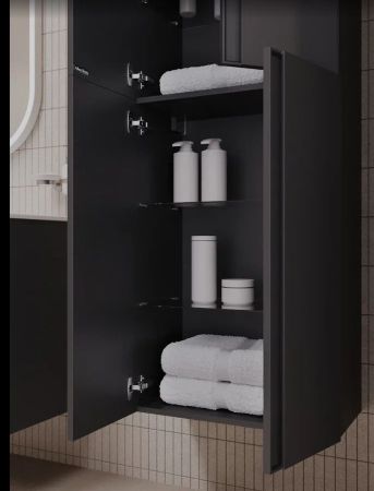 Шкаф-пенал Allen Brau Eclipse 60 1.E1006.AM антрацит матовый, артикул 1.E1006.AM