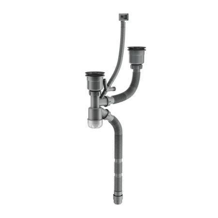 Сифон для кухонной мойки Splenka S600.41.09, графит
