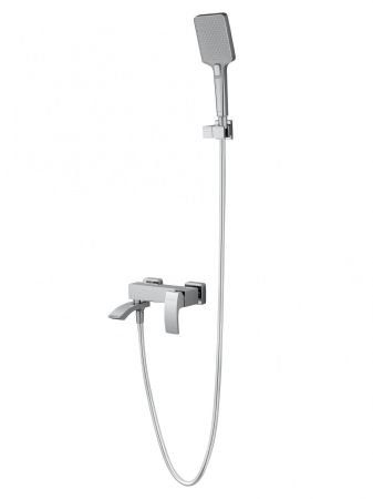 Смеситель для ванны с душем WONZON & WOGHAND FIT, Хром (WW-88639009-CR), артикул WW-88639009-CR