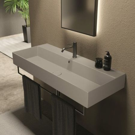 Раковина, Alice, Spy, ширина, мм-1010, глубина, мм-460, высота, мм-135, тип установки-подвесной/накладной, отверстия для смесителя-1, с переливом, донный клапан-необходимо заказать, материал-керамика, вид грязеотталкивающего покрытия-Aliglaze+, без крепле