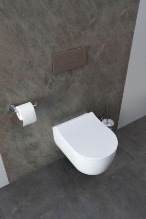 Чаша подвесного унитаза Allen Brau Priority 4.31002.20 белый глянец, артикул 4.31002.20