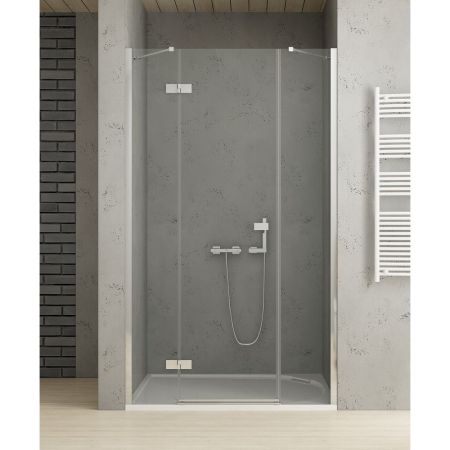 Дверь в нишу NEW TRENDY REFLEXA PLUS L 170x200 EXK-1212/EXK-0004 (хром), артикул EXK-1212/EXK-0004