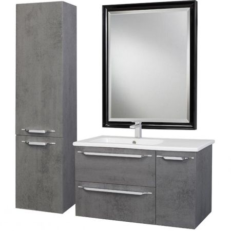 Шкаф пенал Bellezza Луиджи 35 L 4629204182426 подвесной Серый, артикул 4629204182426