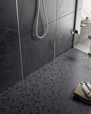 Душевой лоток (двухсторонняя решетка) TIMO Drain System DS230206/01, сатин, артикул DS230206/01