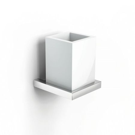 IBB Xoni Стакан керамический подвесной, цвет основания хром