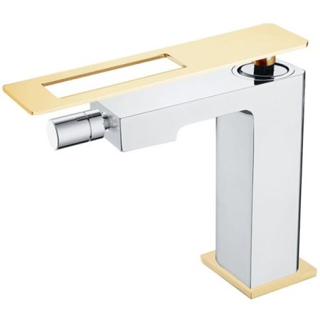 Смеситель Q для биде CHROME GOLD_Комплект, артикул 146-CRG