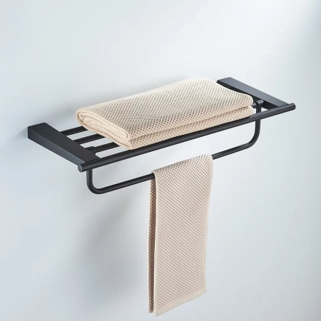 Полка для полотенец Shevanik SG5708H, черный, артикул SG5708H