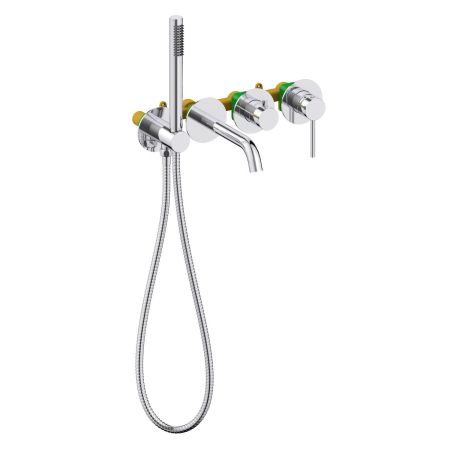 Смеситель встроенный для ванны с душем Timo Saona 2314/00YSM хром, артикул 2314/00YSM
