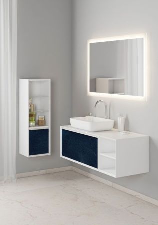 Тумба под раковину SanVit Стайл 120 L kstyle120 подвесная Шоколад, артикул kstyle120