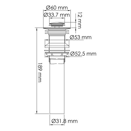 A253 Донный клапан без перелива