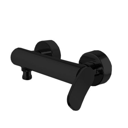 Fima Carlo Frattini Flo Смеситель для душа, настенный, цвет: чёрный матовый, артикул F3805/1NS