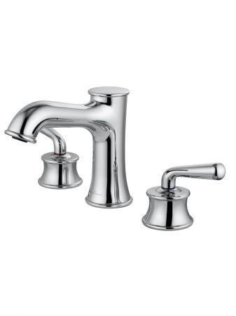 Смеситель для раковины на 3 отверстия WONZON & WOGHAND STEAM, Хром (WW-88159008-CR), артикул WW-88159008-CR