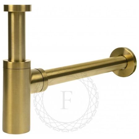 Сифон для раковины FILARETE FL70GL, золотой сатин, артикул FL70GL