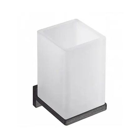 Colombo Look Cтакан, подвесной, цвет: PVD графит матовый/матовое стекло, артикул B1602.GM-VAN