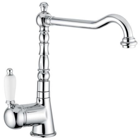 Смеситель Laguna для кухни, цвет белый гранит, артикул 40517BEG