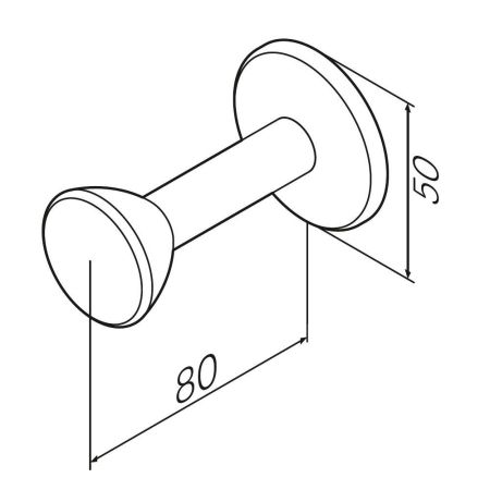 A3035800 Sensation, Крючок для халата, хром, шт, артикул A3035800