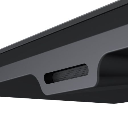 F8F72722 Func, встраиваемый смеситель на раковину с полкой и каскадным изливом, черный, артикул F8F72722