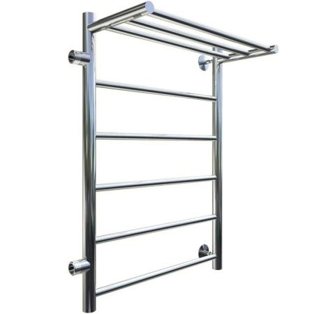 Водяной полотенцесушитель Тругор Аспект 1 П ПМ L 80x50 с полкой Хром, артикул Аспект1/ПМ508050Плев