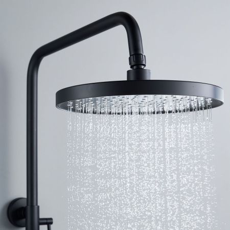 Душевая система Shevanik S4336H, черный