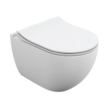 Подвесной унитаз Cersanit BRASKO SMART Clean On DPL EO slim LP (64824)