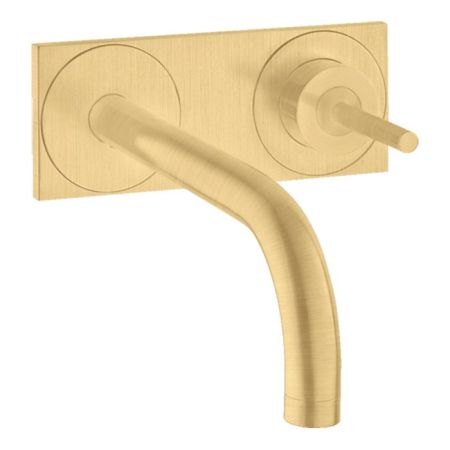 AX Uno² Смеситель для раковины , цвет шлифованное золото, артикул 38115250