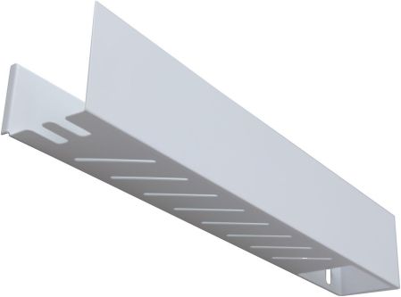 Полка Aquanet Магнум 70x12 белая матовая, с крючками, артикул 00302233