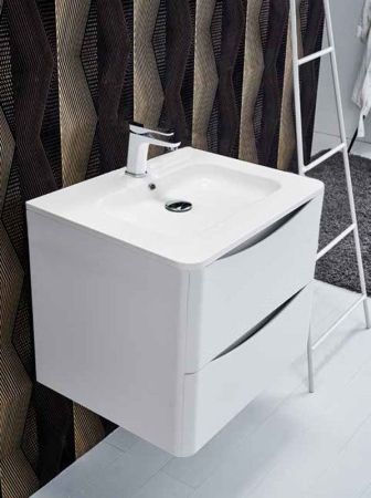 Тумба под раковину Vincea Roberta VMC-1R600LW подвесная L.White, артикул VMC-1R600LW