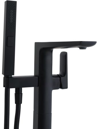 Смеситель для ванны Allen Brau Infinity 5.21009-31 (с внутренней частью) черный матовый, артикул 5.21009-31