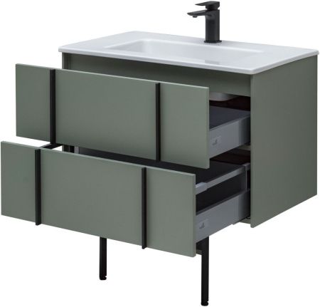 Тумба под раковину Allen Brau Reality 80 1.32005.CGM олива матовый, артикул 1.32005.CGM