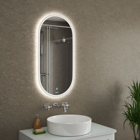 Langas Зеркало с LED подсветкой, 400х800
