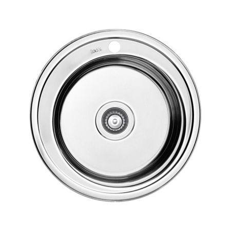 Мойка врезного монтажа с сифоном IDDIS Suno S, нерж. сталь, шелк, D505 (SUN50S0i77S), артикул SUN50S0i77S