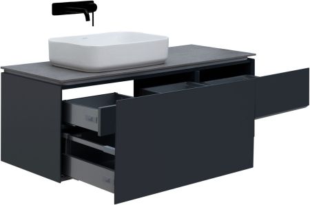 Тумба под раковину Allen Brau Infinity 120 1.21006.AM L антрацит матовый, артикул 1.21006.AM