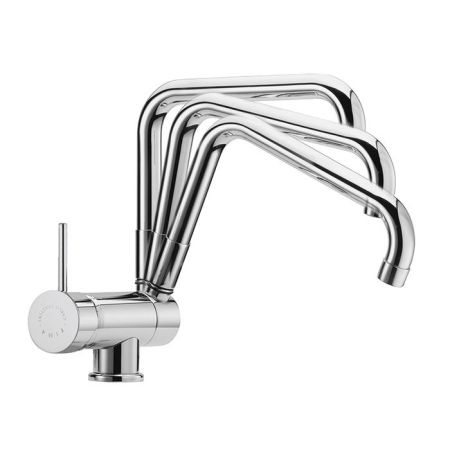 FIMA|Carlo Frattini Kitchen Смеситель для кухни, с опускающимся изливом, цвет хром, артикул F7009CR