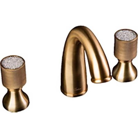 Смеситель для раковины Boheme Royal Cristal 317-RoyalCRST Бронза, артикул 317-RoyalCRST