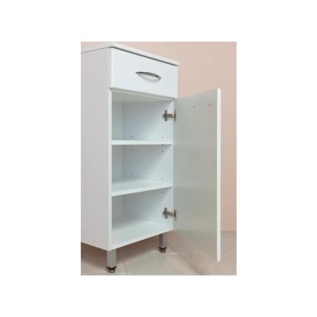 Полупенал Onika Каприз 30 напольный, белый, правый, артикул 403002